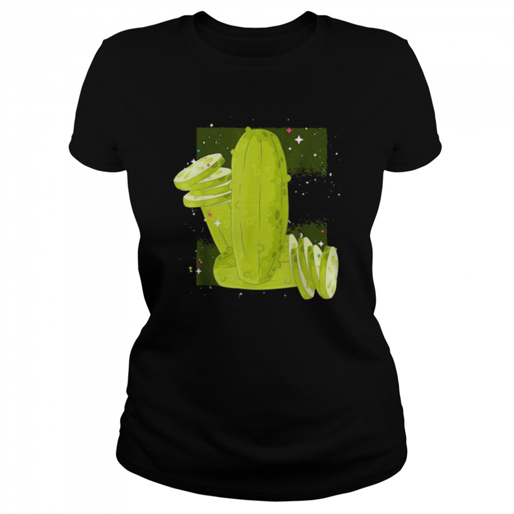 Cucumber lover vegetable pickle shirt Classic Women's T-shirt