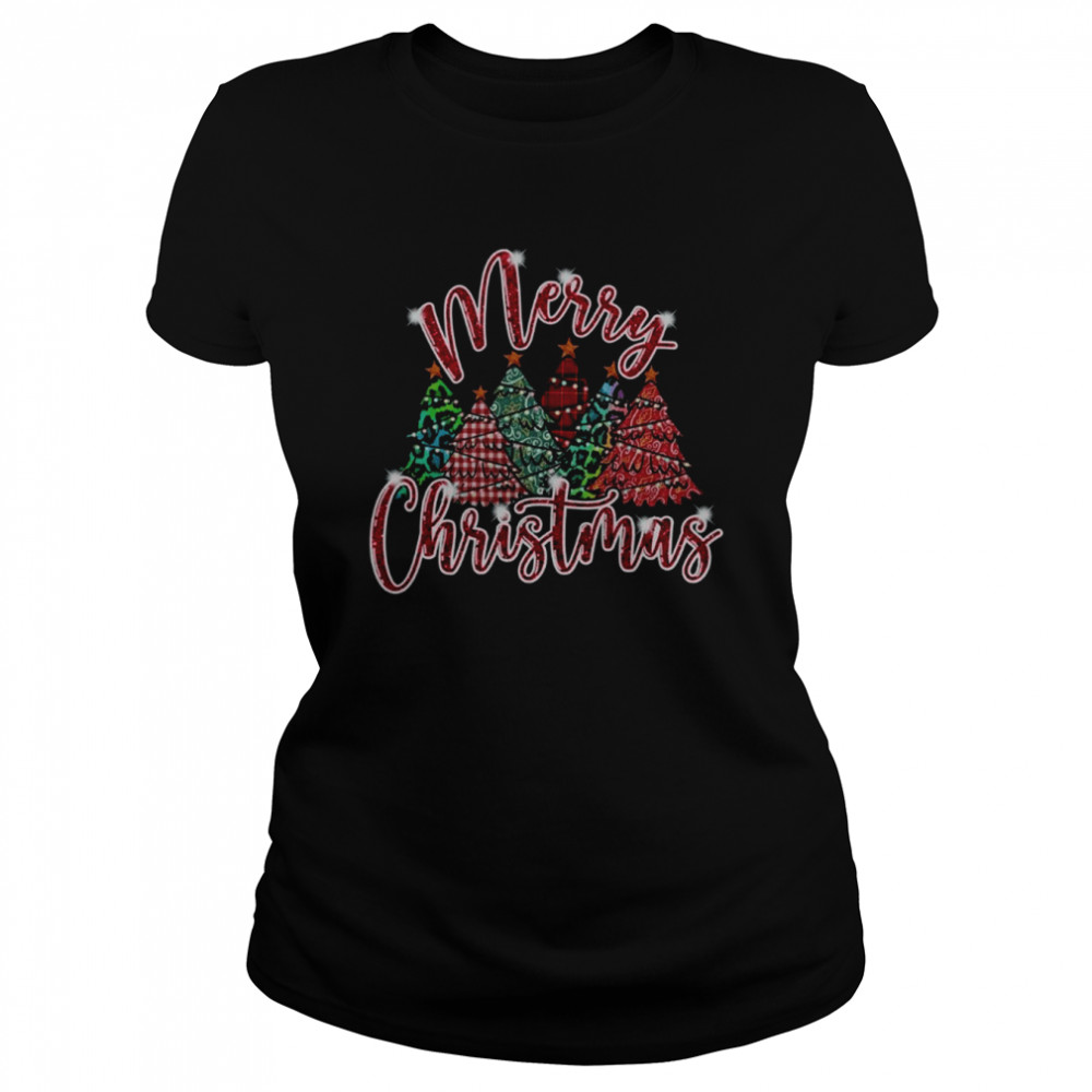 Merry Christmas Leopard Classic Women's T-shirt