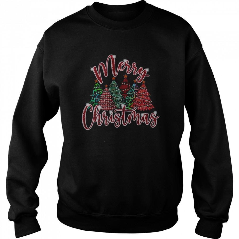 Merry Christmas Leopard Unisex Sweatshirt