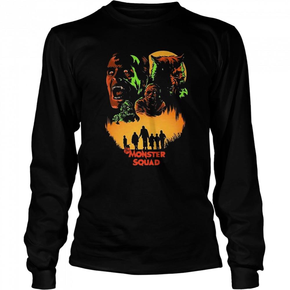 The Monster Squad Horror Poster shirt Long Sleeved T-shirt