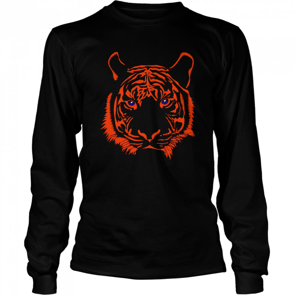 Tiger Eyes Clemson Purple Gameday Dress shirt Long Sleeved T-shirt