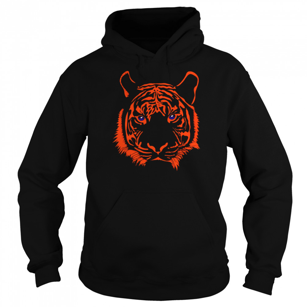 Tiger Eyes Clemson Purple Gameday Dress shirt Unisex Hoodie