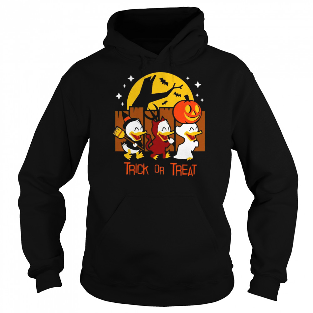 Trick Or Treat Donald Duck Donald Duck Donald Donald Halloween shirt Unisex Hoodie