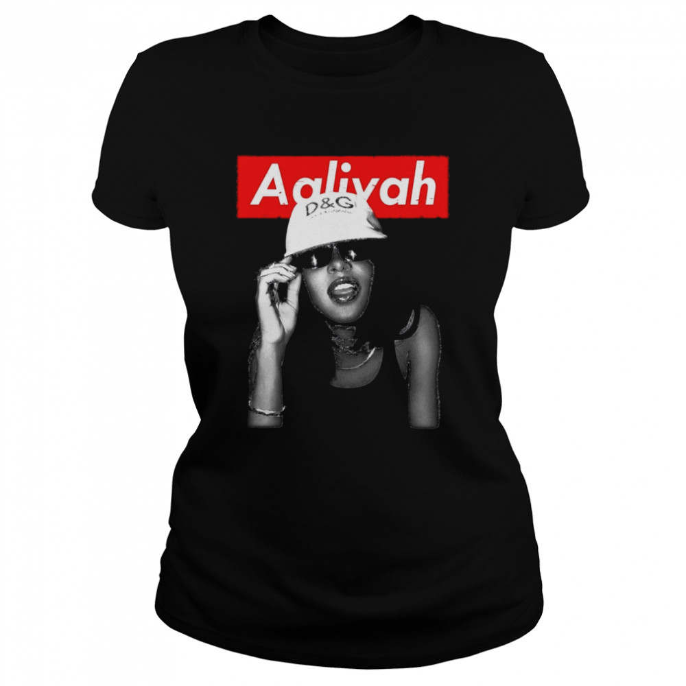 Vintage Aaliyah Music Hip Hop 90s shirt Classic Women's T-shirt