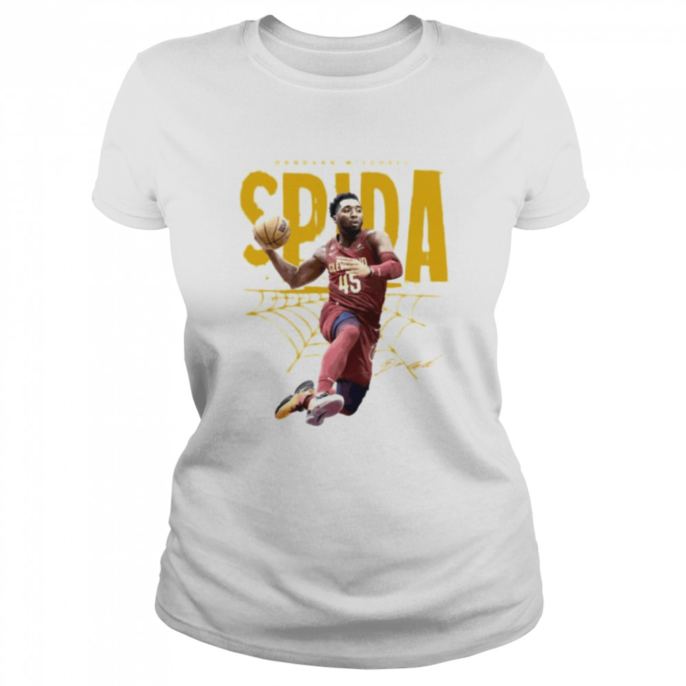 Best spida Donovan Mitchell Cleveland Cavaliers shirt Classic Women's T-shirt