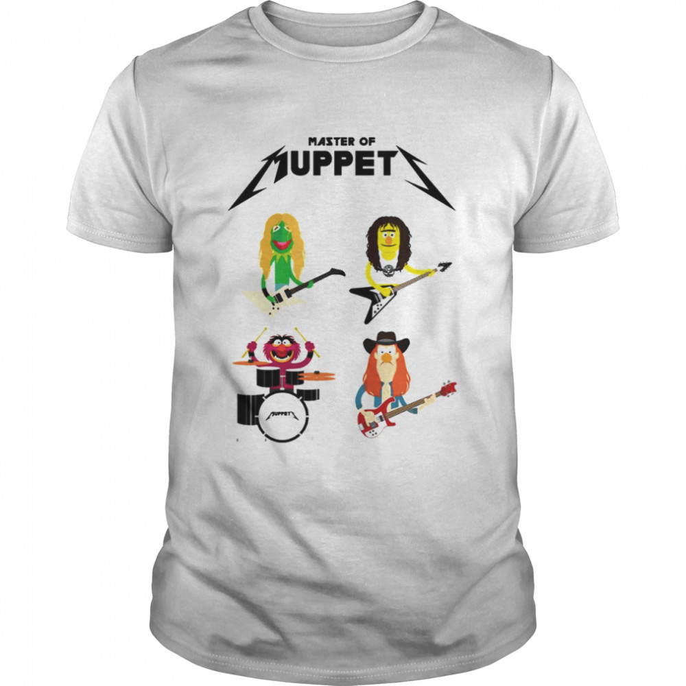 Master Of Muppet The Muppet Show Metalica Album Inspired shirt