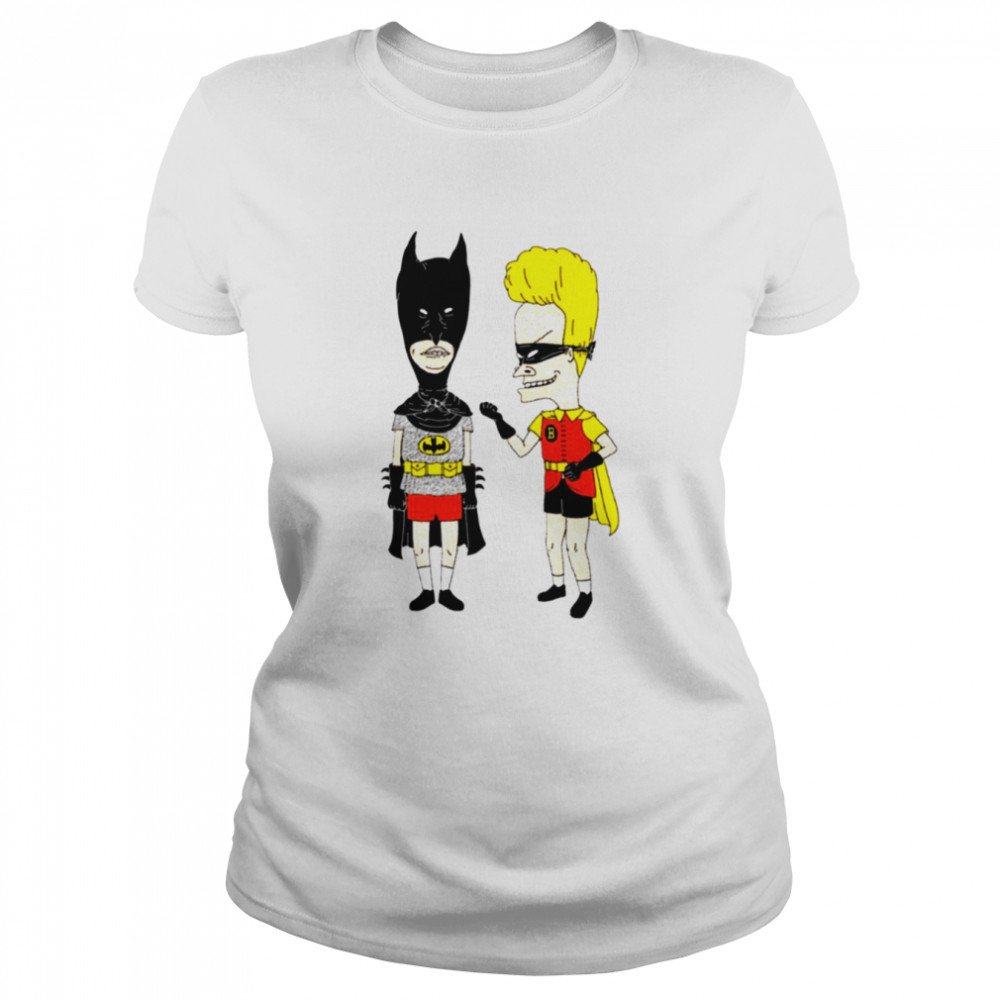 California Cartoon Batman Beavis And Butthead shirt Classic Women's T-shirt