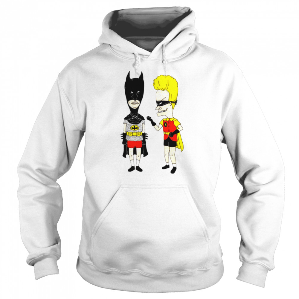 California Cartoon Batman Beavis And Butthead shirt Unisex Hoodie