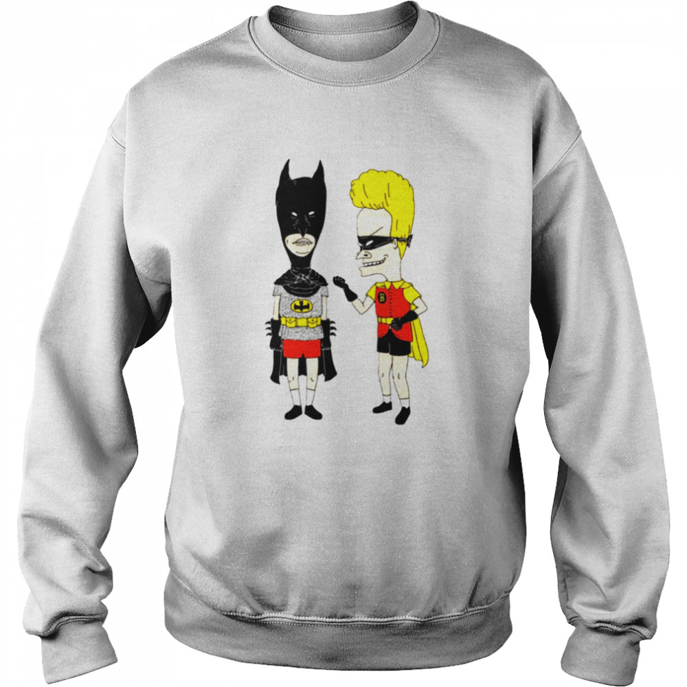 California Cartoon Batman Beavis And Butthead shirt Unisex Sweatshirt