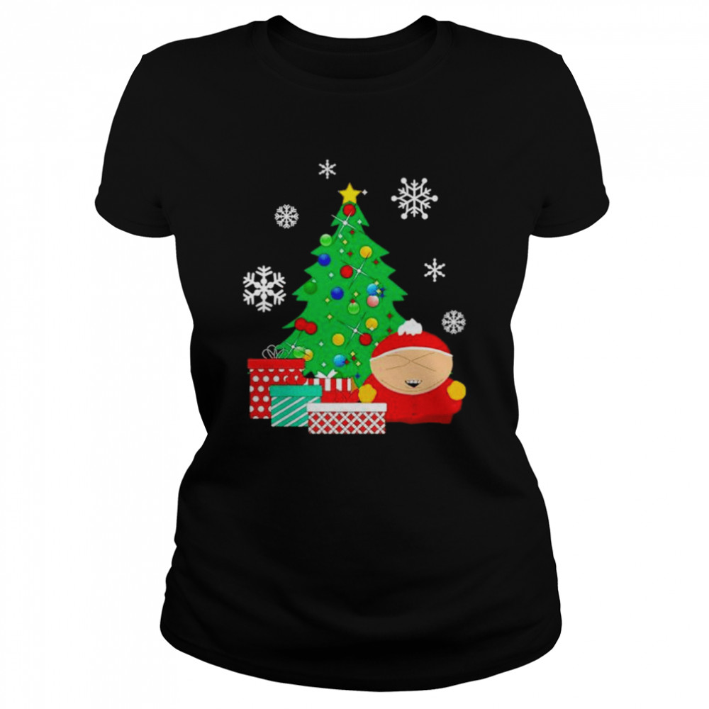 cartman around the Christmas tree South Park shirt Classic Women's T-shirt