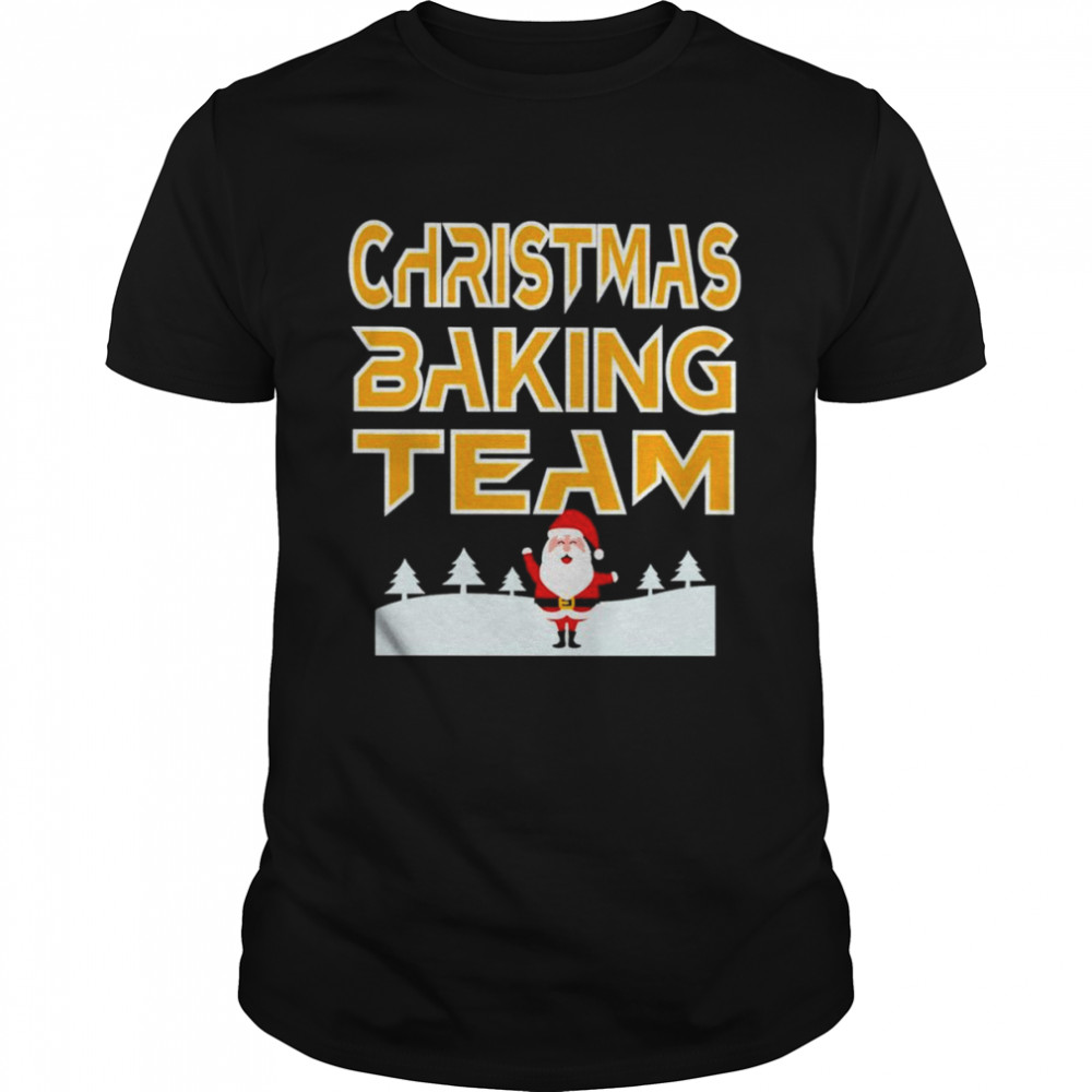 Christmas baking team Santa Claus shirt Classic Men's T-shirt