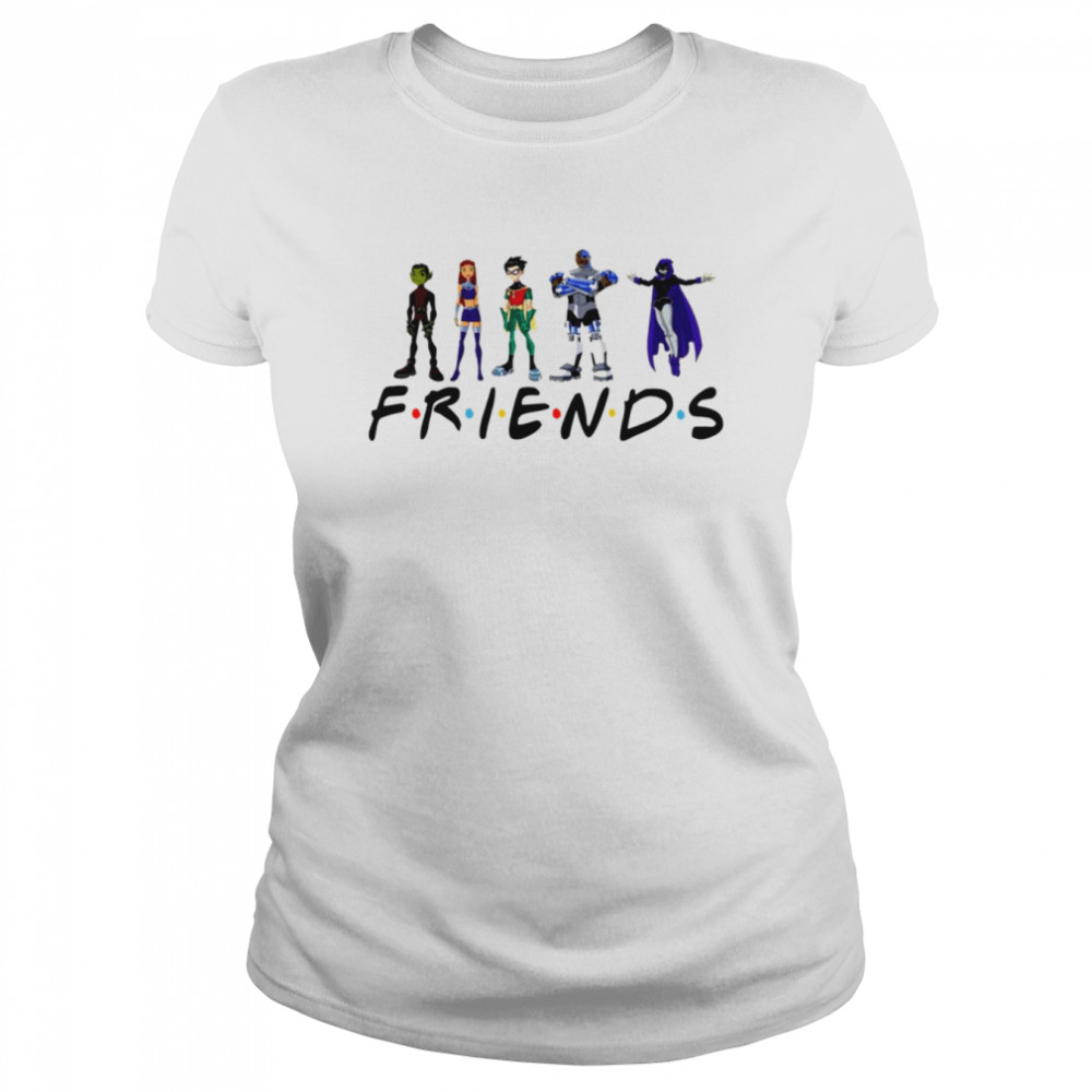 Collage Friends Teen Titans Go shirt Classic Women's T-shirt