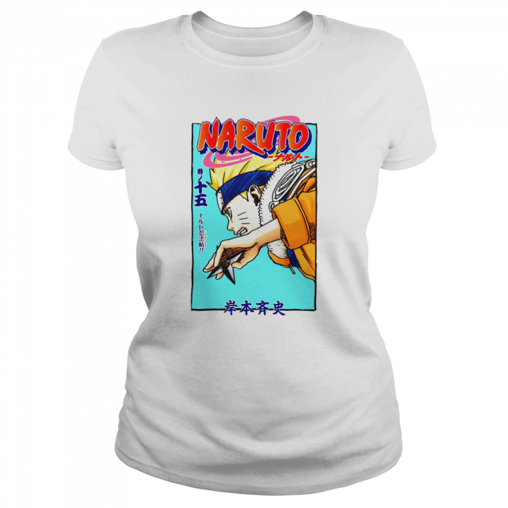 Colored Design Anime Naruto Naruto Uzumaki shirt Classic Women's T-shirt