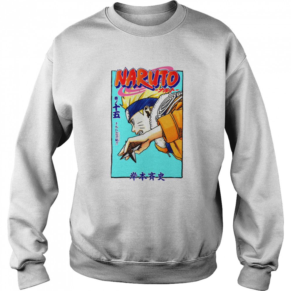 Colored Design Anime Naruto Naruto Uzumaki shirt Unisex Sweatshirt