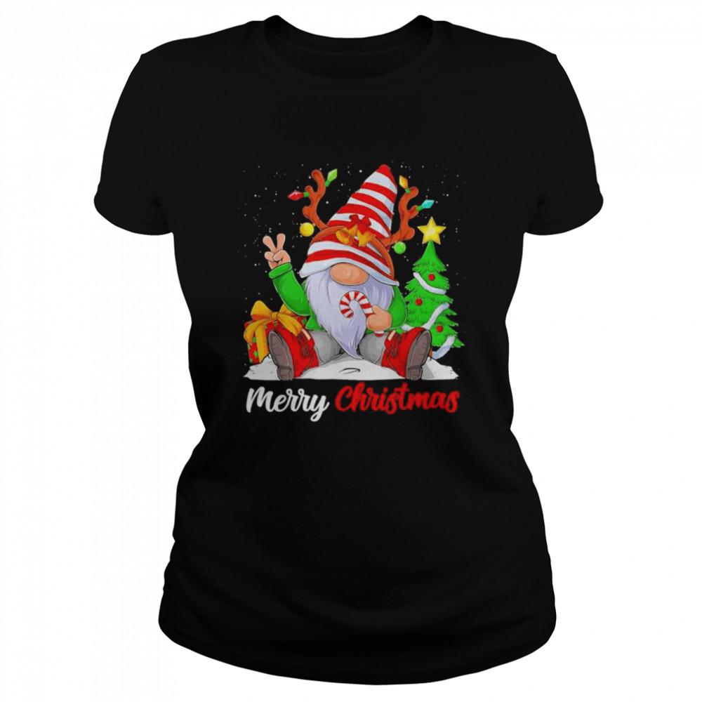 Gnome and Family Merry Christmas gift 2022 shirt Classic Women's T-shirt