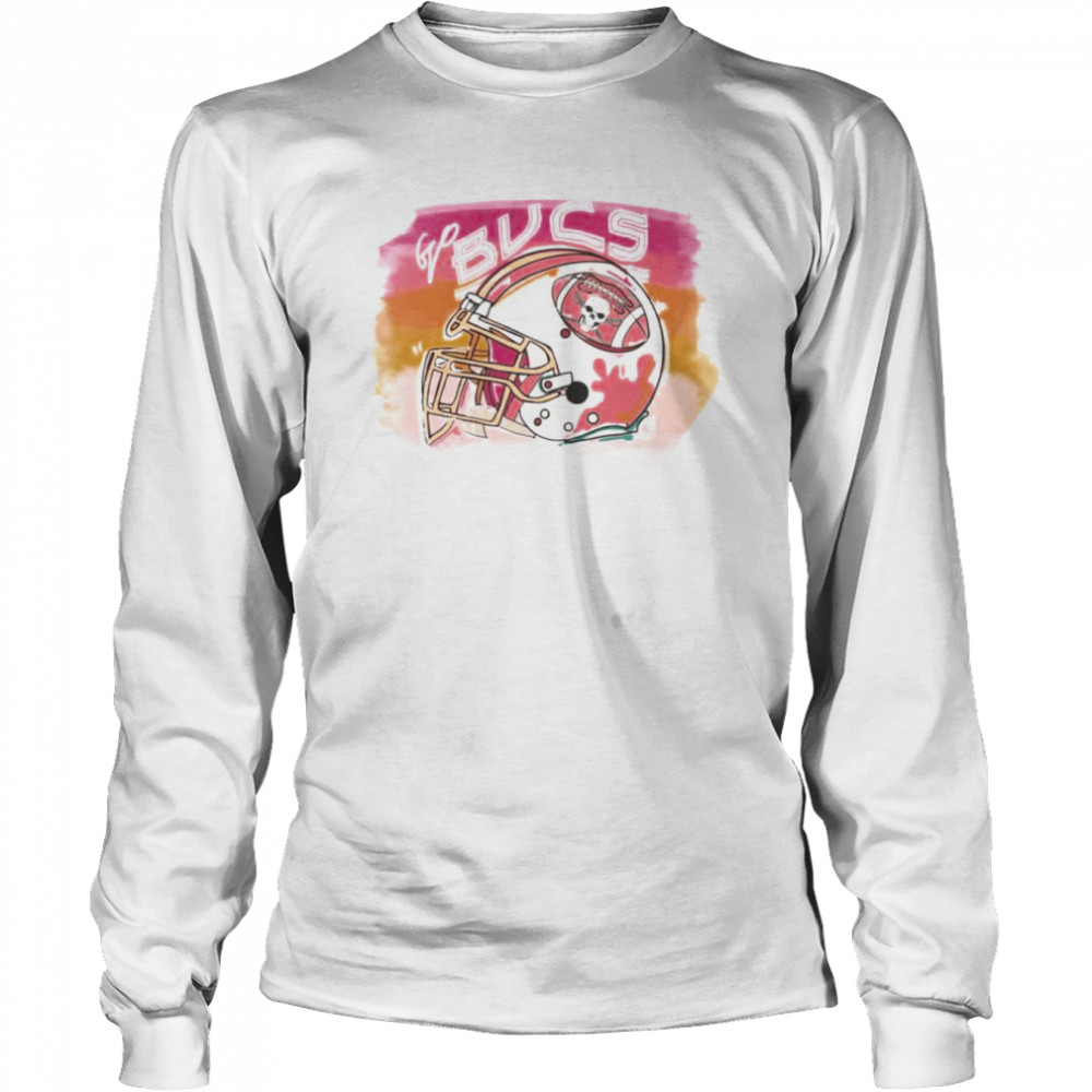 go Bucs helmet Tampa Bay Buccaneers shirt Long Sleeved T-shirt