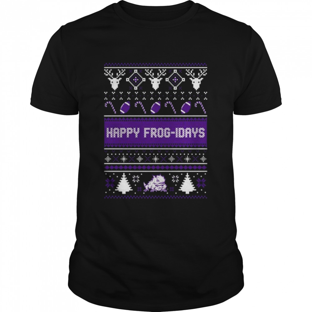 Happy frog idays 2022 ugly Christmas sweater Classic Men's T-shirt