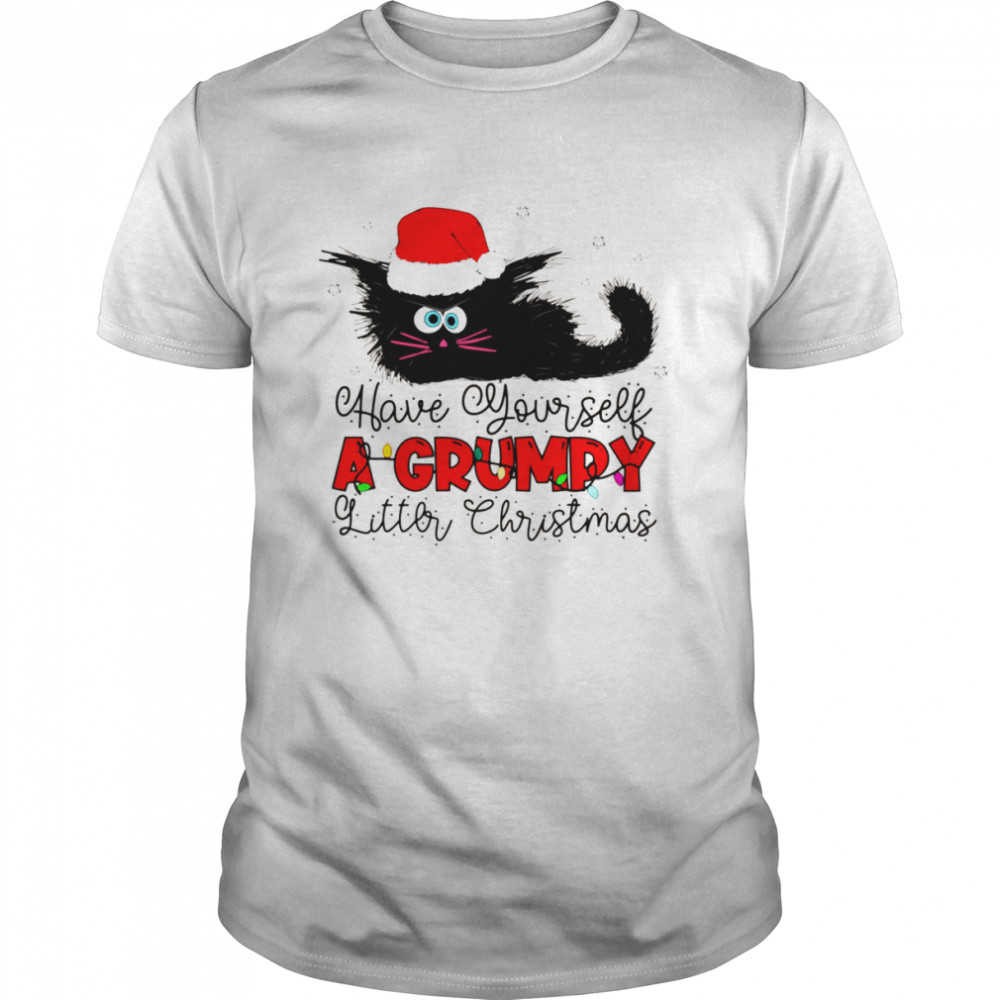 funny christmas cat shirts