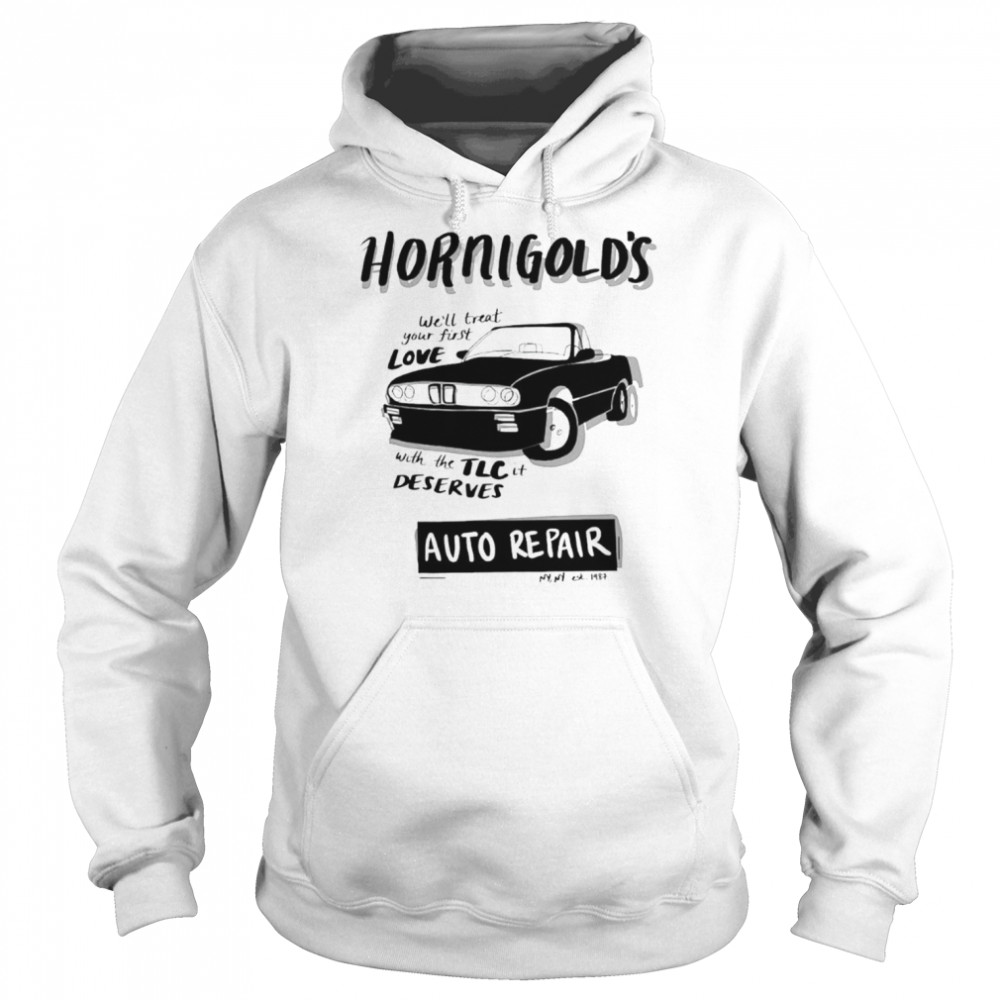 Hornigold’s Autorepair shirt Unisex Hoodie