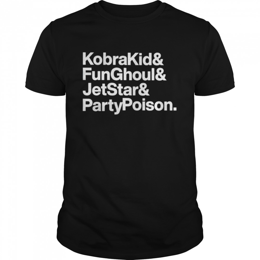 Kobrakid Funghoul Jetstar Partypoison shirt Classic Men's T-shirt