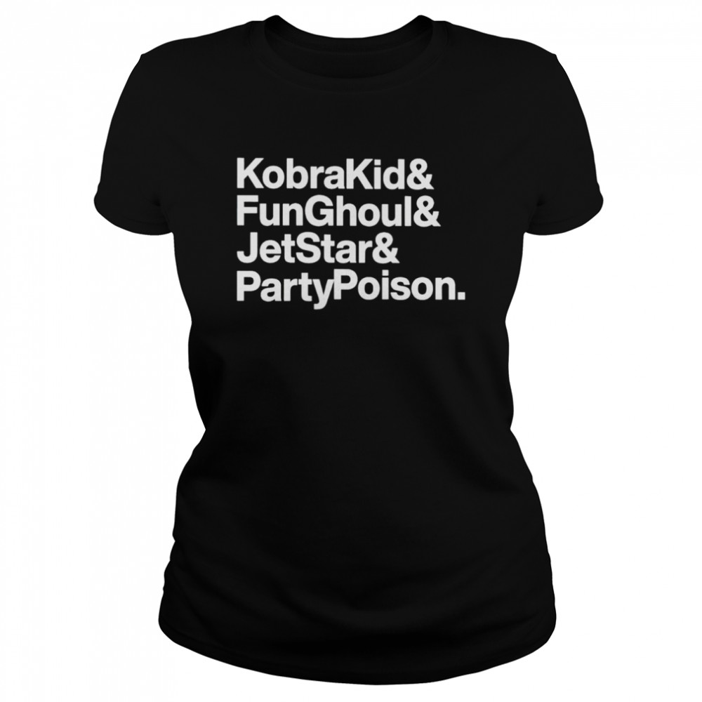 Kobrakid Funghoul Jetstar Partypoison shirt Classic Women's T-shirt