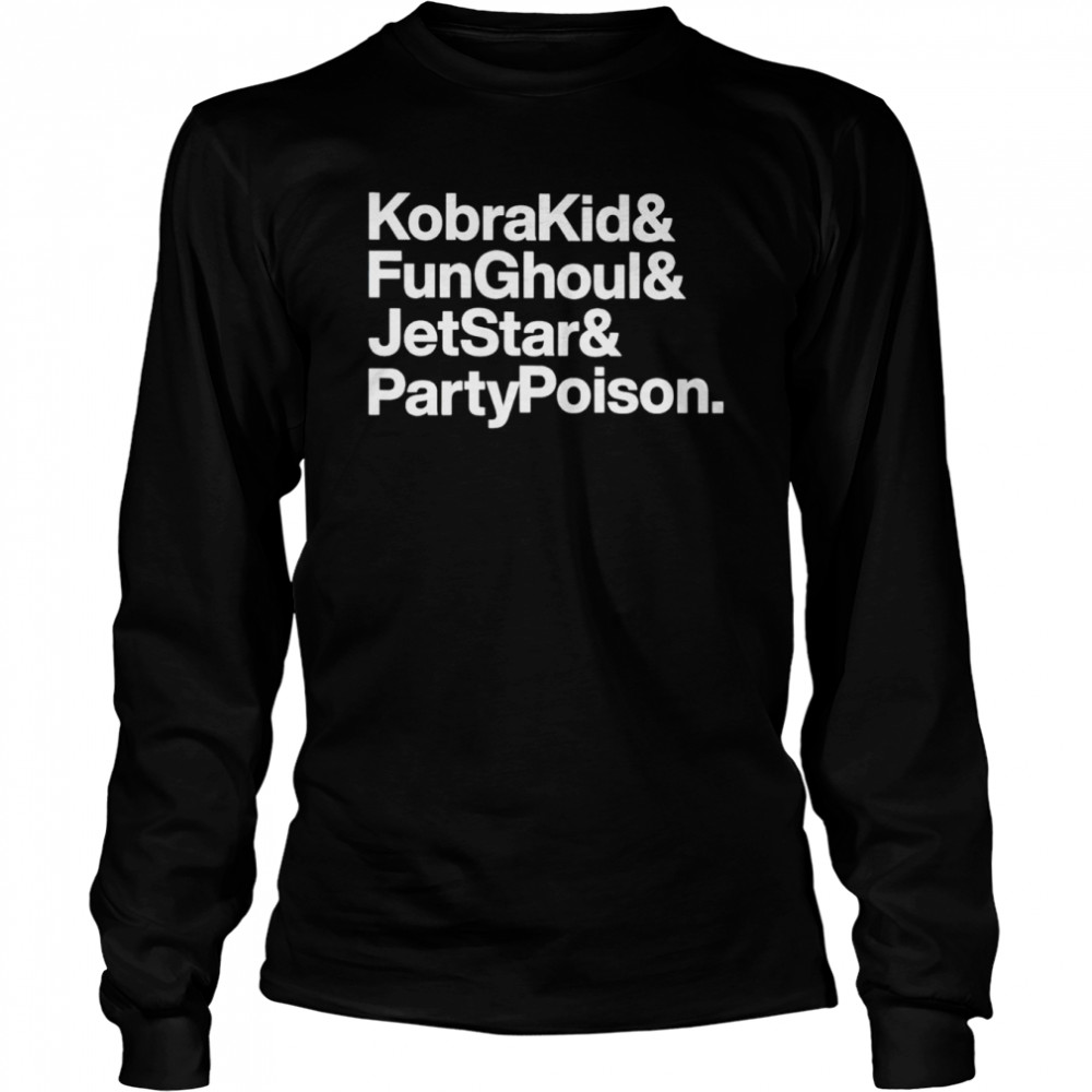 Kobrakid Funghoul Jetstar Partypoison shirt Long Sleeved T-shirt