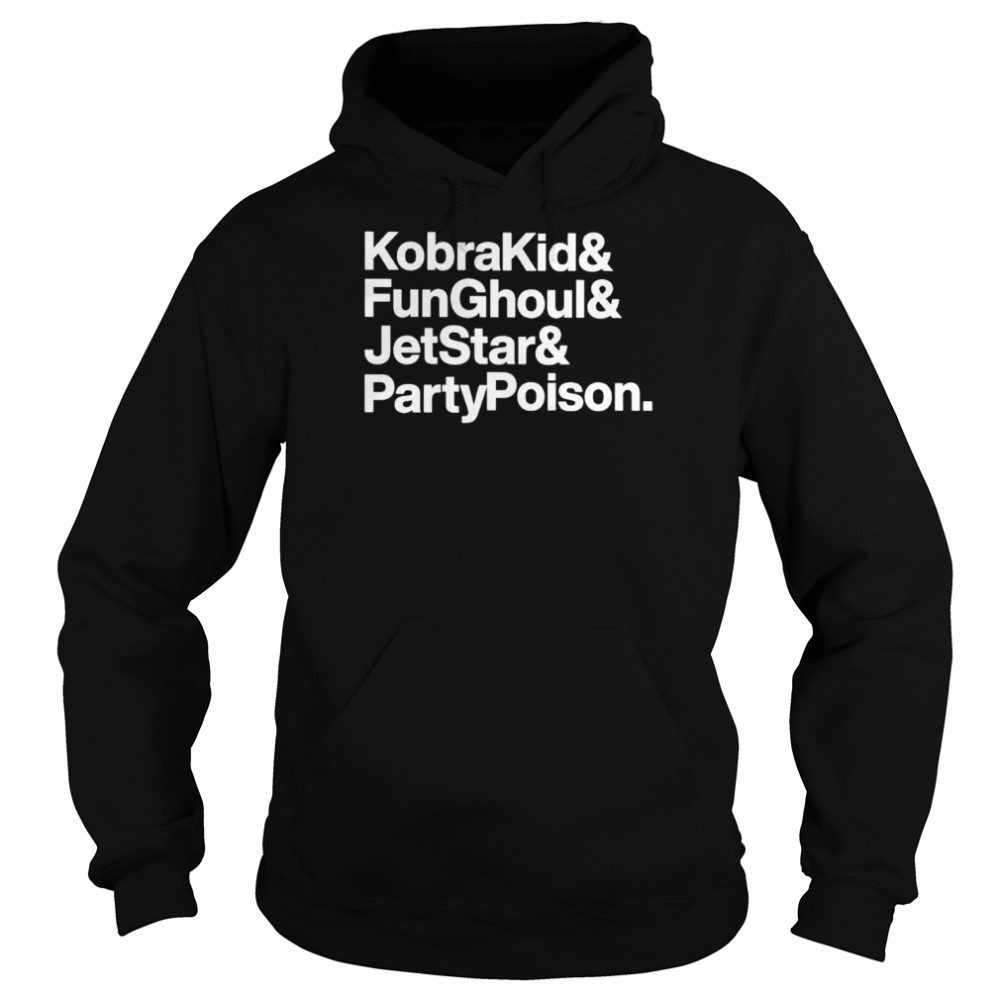 Kobrakid Funghoul Jetstar Partypoison shirt Unisex Hoodie