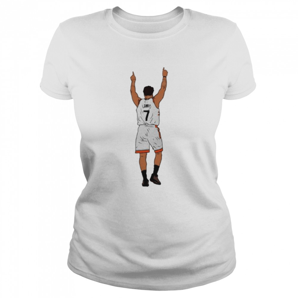 kyle Lowry Miami Heat pointing up shirt Classic Women's T-shirt