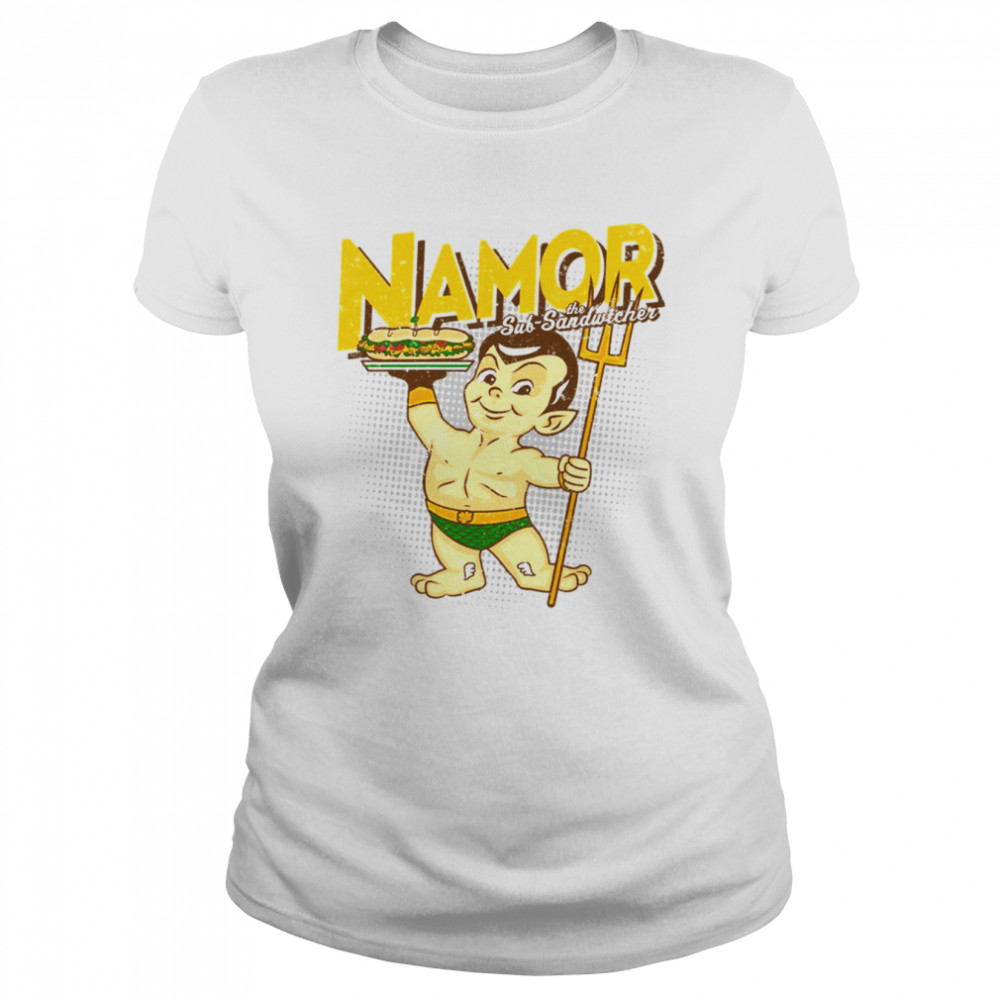 Parody Namor The Sub Sandwicher shirt Classic Women's T-shirt