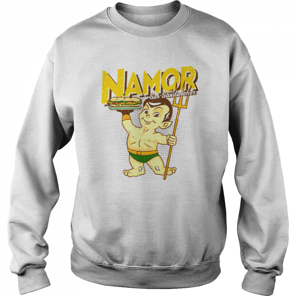 Parody Namor The Sub Sandwicher shirt Unisex Sweatshirt