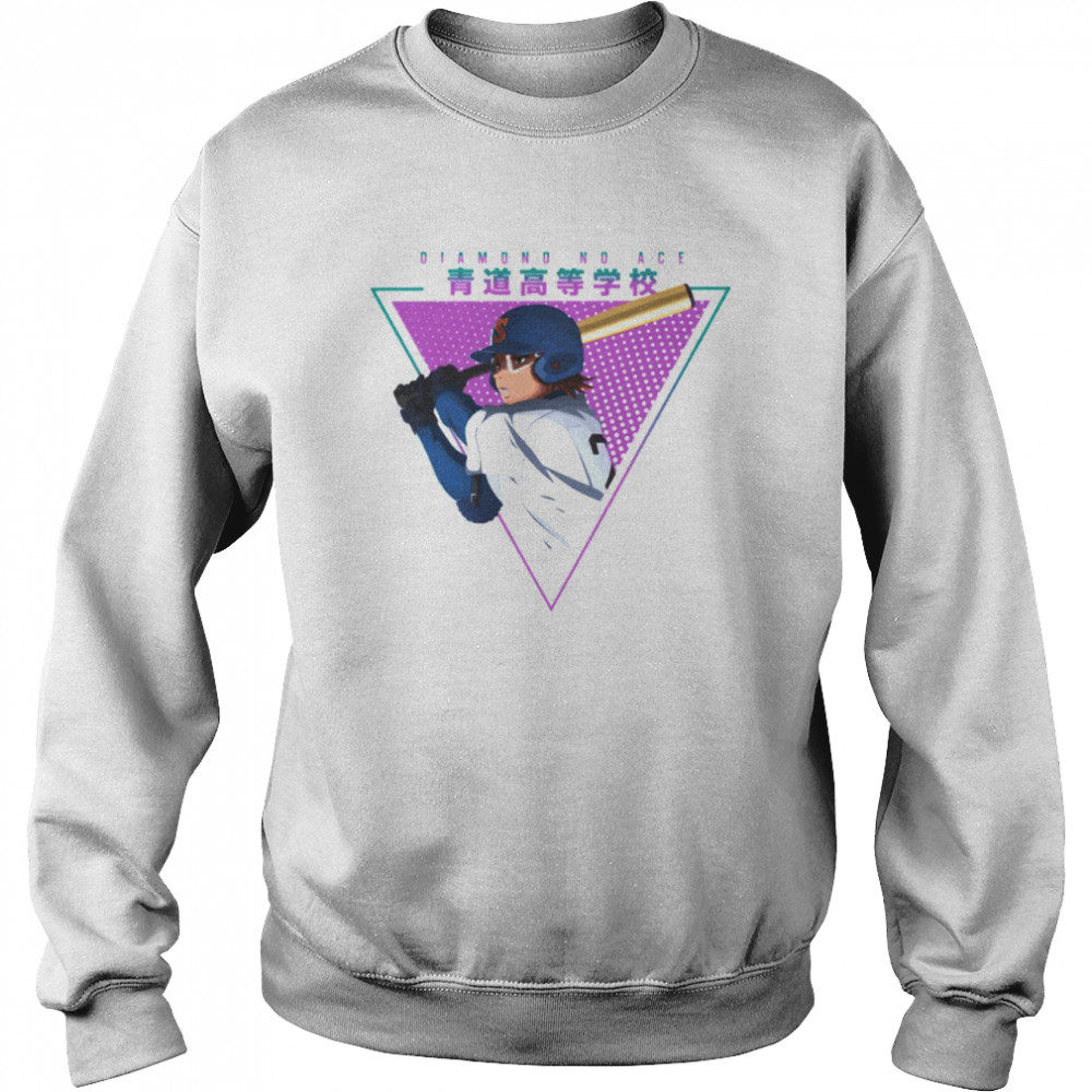 Pastel Retro Miyuki Kazuya Diamond No Ace shirt Unisex Sweatshirt