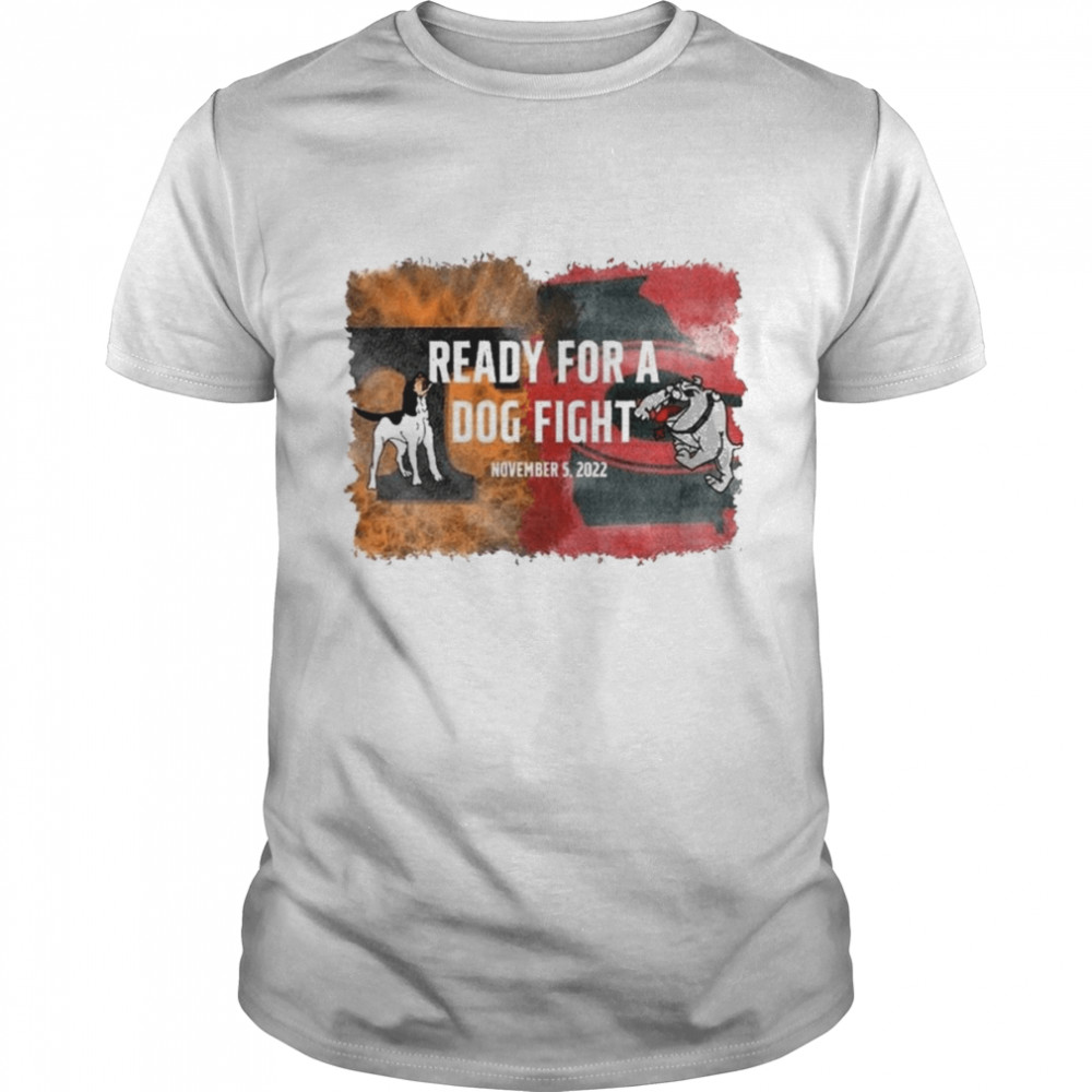 Ready For A Dog Fight GA vs TN 2022 shirt Classic Men's T-shirt