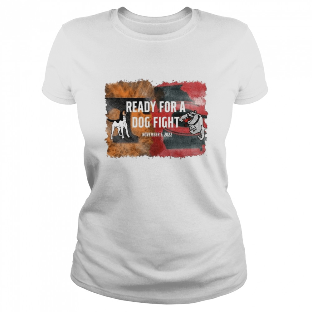 Ready For A Dog Fight GA vs TN 2022 shirt Classic Women's T-shirt