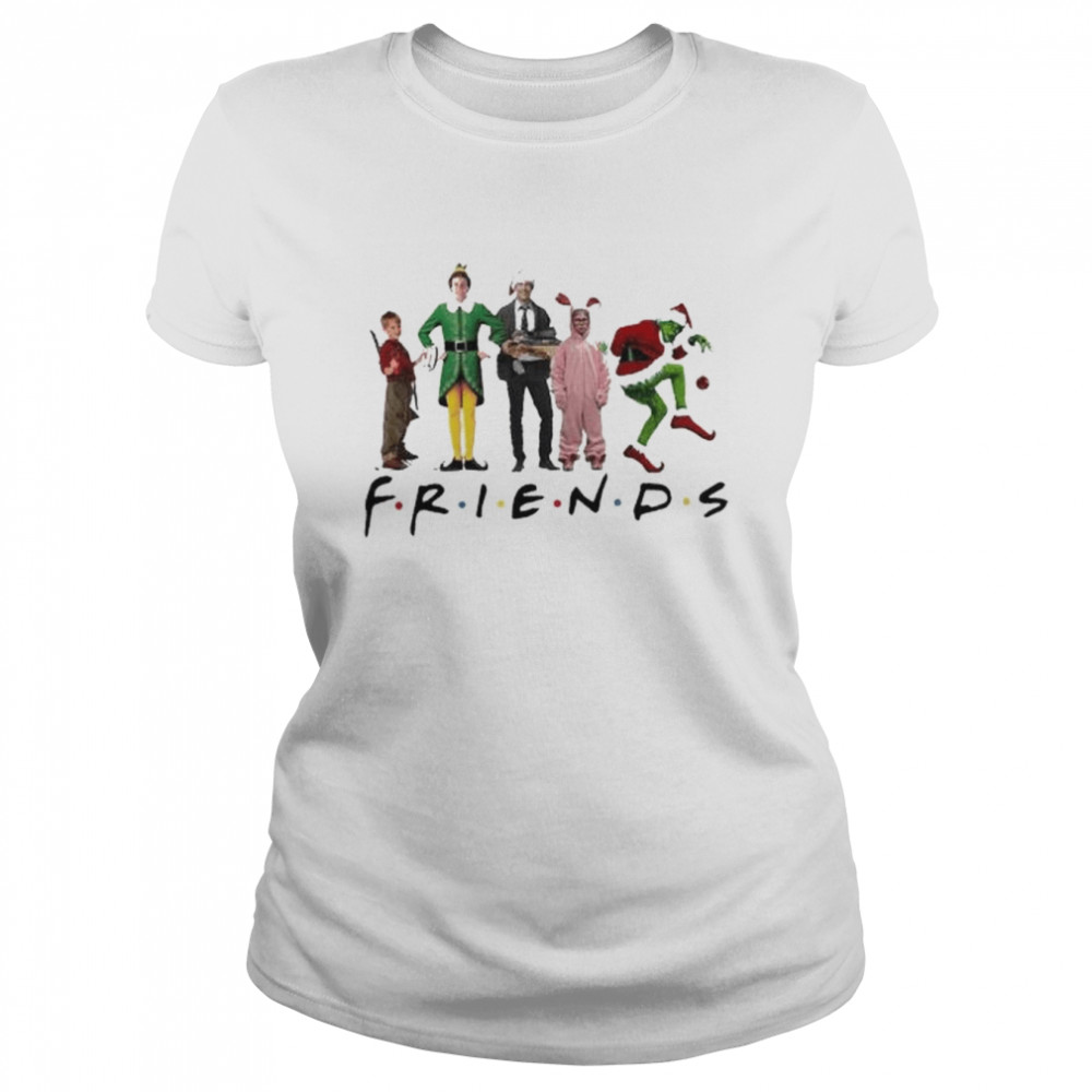 Santa grinch friends squad 2022 Christmas sweater Classic Women's T-shirt