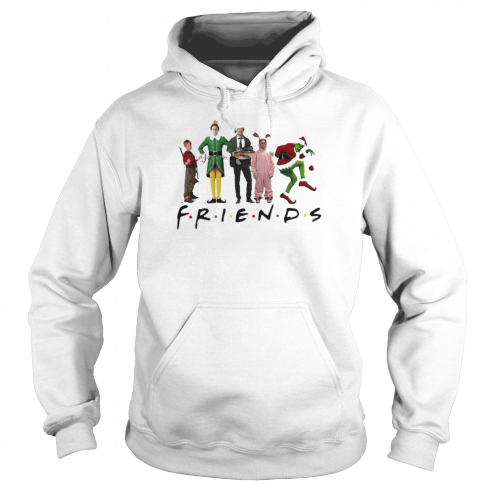 Santa grinch friends squad 2022 Christmas sweater Unisex Hoodie