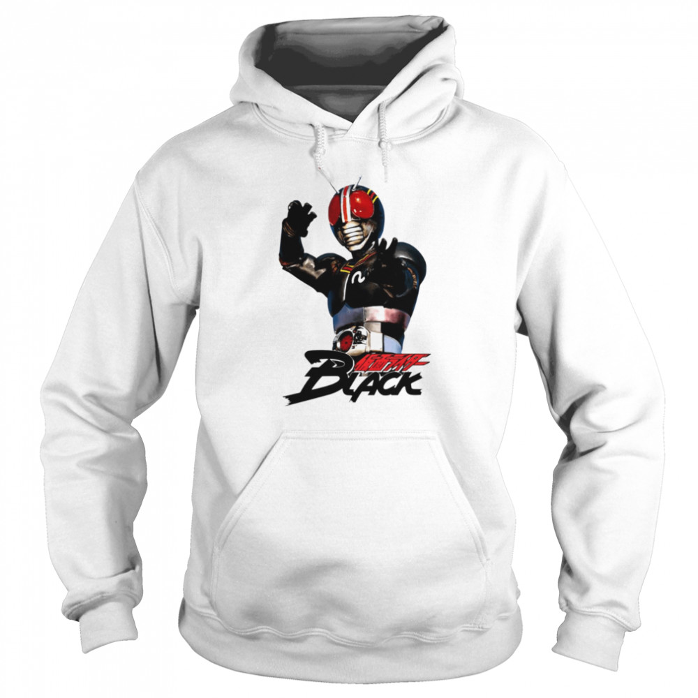 Superhero Kamen Rider Black shirt Unisex Hoodie