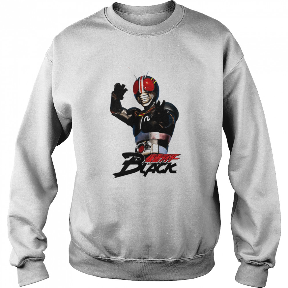 Superhero Kamen Rider Black shirt Unisex Sweatshirt