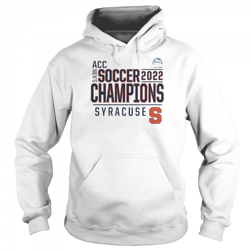 Syracuse Orange Fanatics Branded 2022 ACC Men’s Soccer Conference Tournament Champions T- Unisex Hoodie