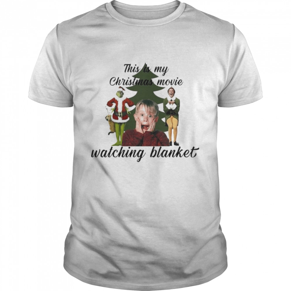 This is my Christmas Movie Watching Blanket 2022 shirt Classic Men's T-shirt